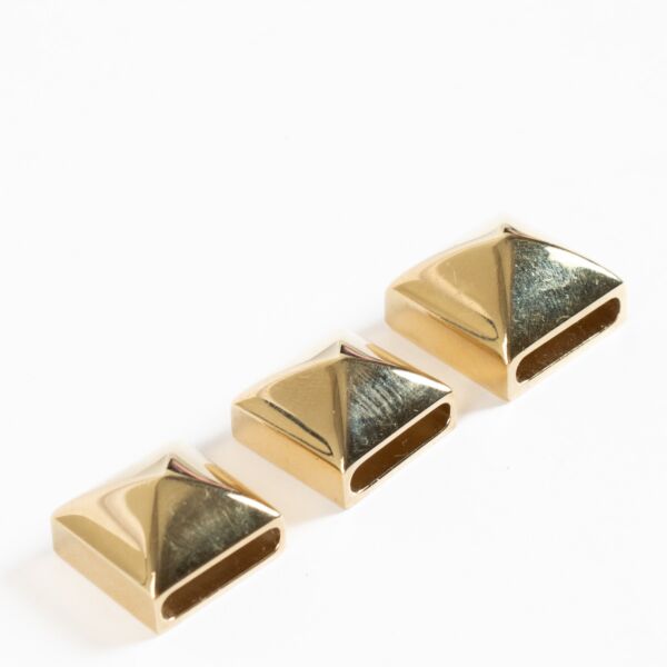 100% authentic preloved Hermès Permabrass Twill Ring Set on Replica Shoes 