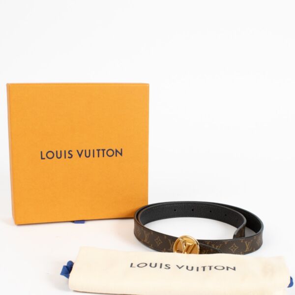 Louis Vuitton LV Initials 30mm Reversible Belt - Size 90