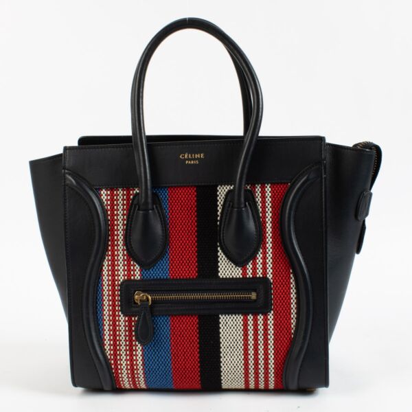 Shop 100% authentic secondhand Céline Multicolor Micro Luggage Top Handle Bag on Replica Shoes 