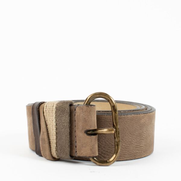 Brunello Cucinelli Grey Belt - Size 95