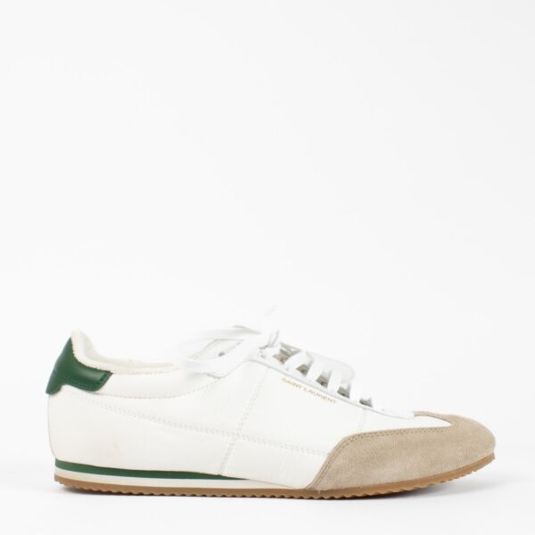Saint Laurent White Anton Sneakers - Size 41