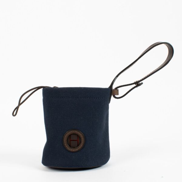 Hermès Navy On the Go Dog Pouch
