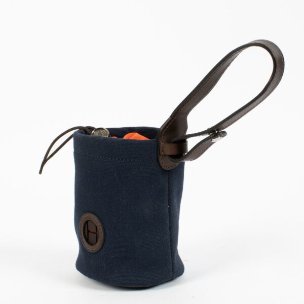 Hermès Navy On the Go Dog Pouch