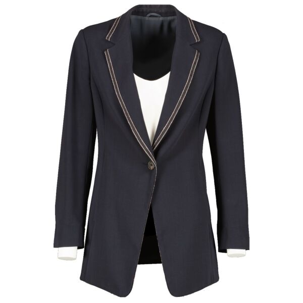 Brunello Cucinelli Blue Jacket - Size 40