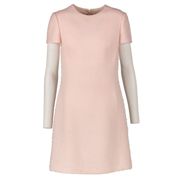 Christian Dior Pink Tweed Dress - Size FR38