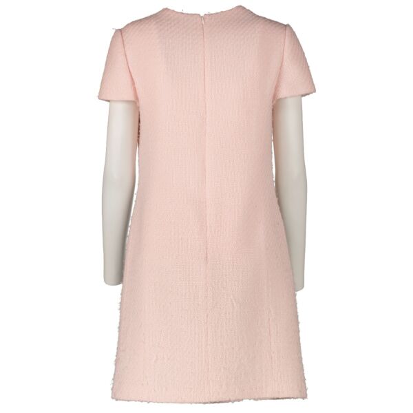 Christian Dior Pink Tweed Dress - Size FR38