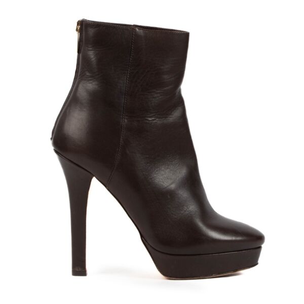 Jimmy Choo Brown Ankle Boots - size 38