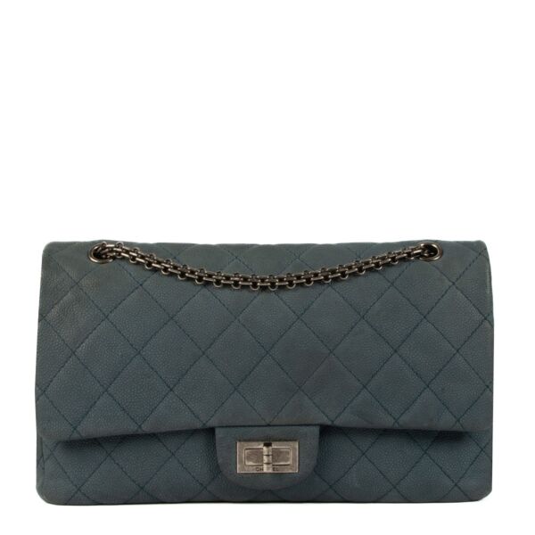 Chanel Matte Caviar Leather Maxi 2.55 Bag