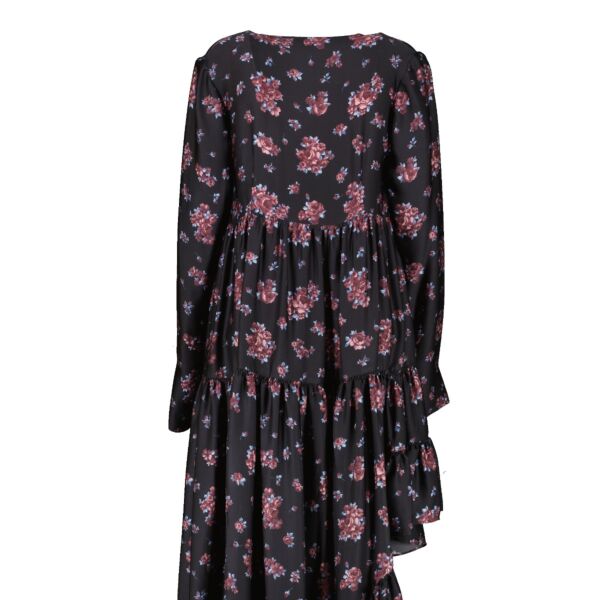 Magda Butrym Blue Floral Dress - Size FR 38