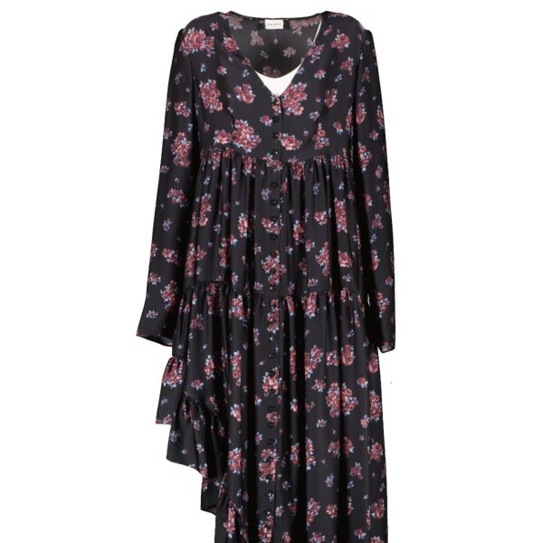 Shop 100% authentic secondhand Magda Butrym Blue Floral Dress - Size FR 38 on Replica Shoes 