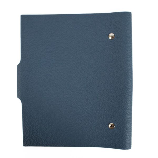 Hermès Ink Blue Ulysse MM Notebook Cover