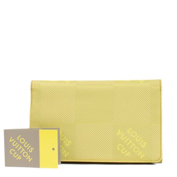Louis Vuitton LV America's Cup Acid Green Wallet
