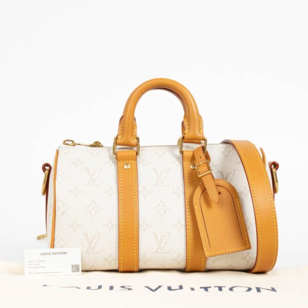 Louis Vuitton Monogram Heritage Keepall Bandouliere 25 Bag