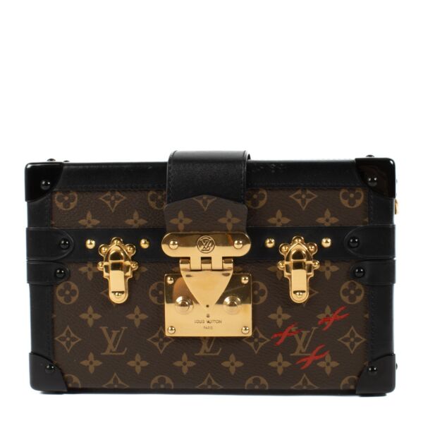 Buy authentic second hand Louis Vuitton Monogram Canvas Petit Malle Clutch Bag at Replica Shoes  