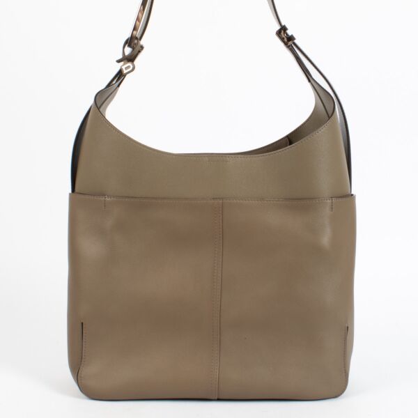 Shop the Delvaux Taupe So Cool Bag second hand on Replica Shoes 