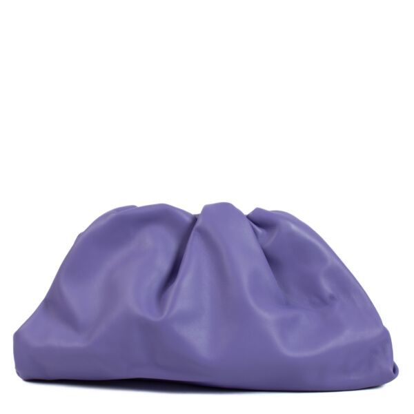 Authentic second hand Bottega Veneta Purple Clutch on Replica Shoes 