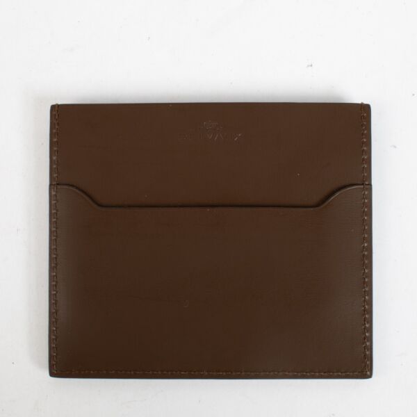 Authentic Second Hand Delvaux Pecari Box Côme Card Holder on Replica Shoes 
