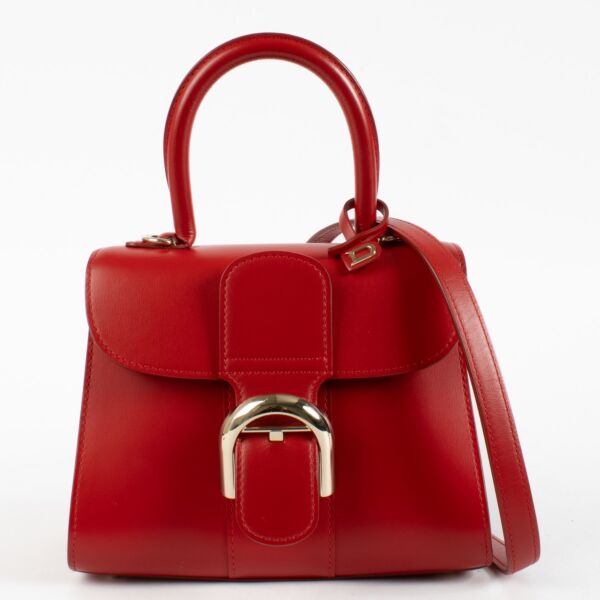 Authentic Preloved Delvaux Lipstick Box Calf Brillant Mini on Replica Shoes 