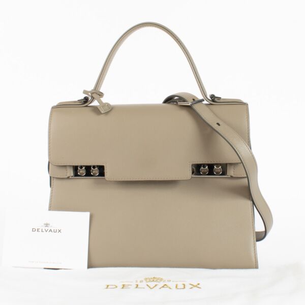 Delvaux Tourterelle Souple Calf Tempête MM