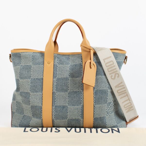Louis Vuitton Damier Denim Weekend Tote