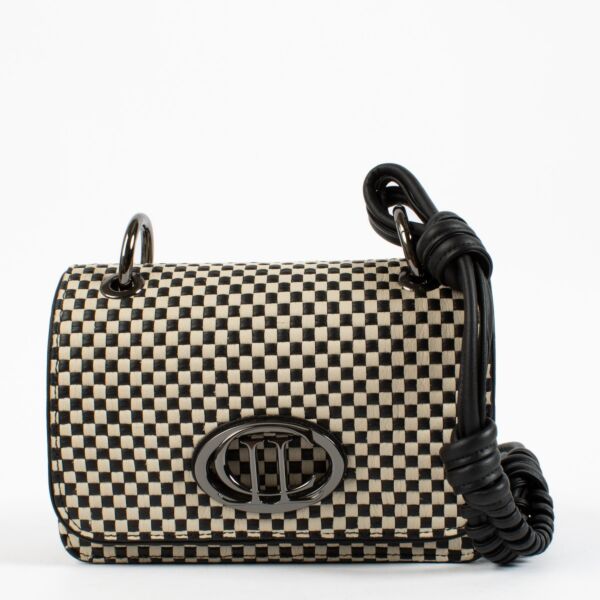 Lebeau-Courally White & Black La Rebelle Small Bag