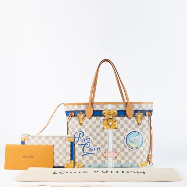 Louis Vuitton Damier Azur Porto Cervo Neverfull MM