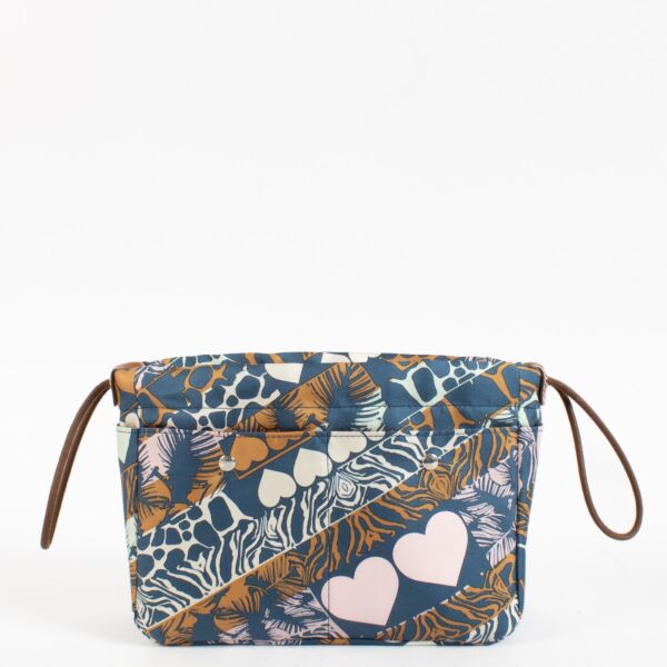 shop 100% authentic second hand Hermès Wild Printed Silk Barenia Calfskin Fourbi 20 Pouch on Replica Shoes 