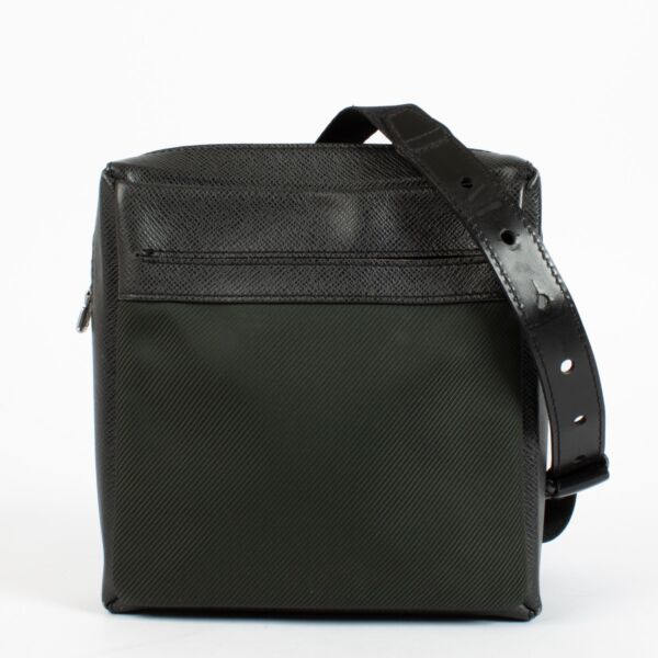 authentic preloved Louis Vuitton Sayan Taiga Bag on Replica Shoes 