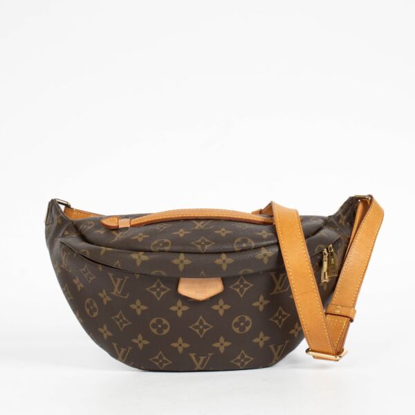 Authentic pre-loved Louis Vuitton Monogram Bum Bag on Replica Shoes  