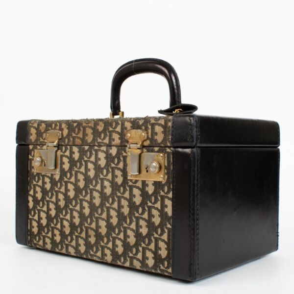 Christian Dior Blue Oblique Beauty Case