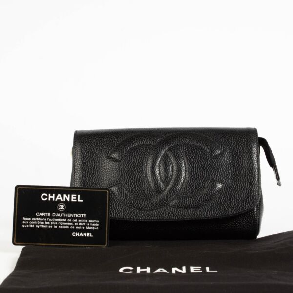 Chanel Black Vintage Clutch